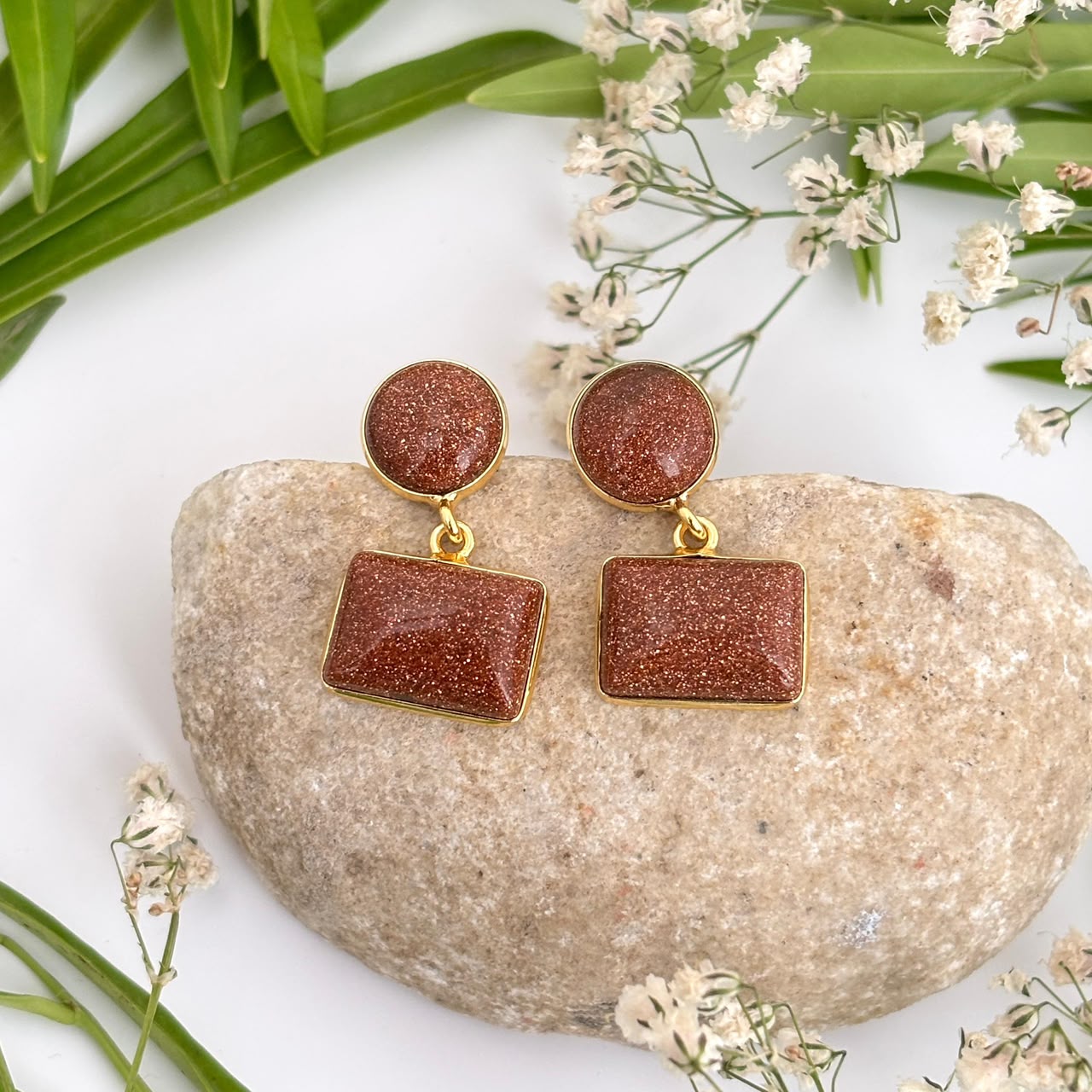 Original  Stone Studs 2 layer  